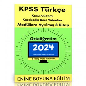 2023 Kpss Türkçe Ortaöğretim Modüler Kitap Seti Enine Boyuna Eğitim