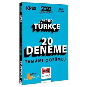 2023 KPSS Türkçe Tamamı Çözümlü 20 Deneme Yargı Yayınları