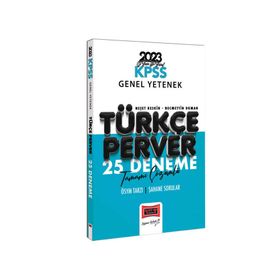 2023 KPSS Türkçeperver Tamamı Çözümlü 25 Deneme - Yargı Yayınları
