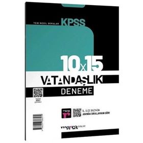 2023 KPSS Vatandaşlık 10x15 Deneme Marka Yayınları