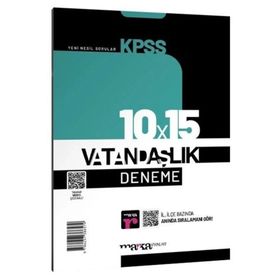 2023 KPSS Vatandaşlık 10x15 Deneme Marka Yayınları