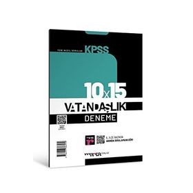 2023 KPSS Vatandaşlık 10x15 Deneme Marka Yayınları