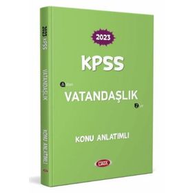 2023 KPSS Vatandaşlık Konu Anlatımlı - Data Yayınları