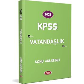 2023 KPSS Vatandaşlık Konu Anlatımlı - Data Yayınları