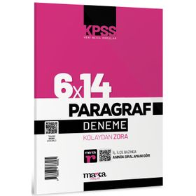 2023 KPSS Yeni Nesil 6x14 Paragraf Tamamı Video Çözümlü Deneme - Marka Yayınları