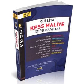2023 Külliyat KPSS Maliye Soru Bankası Savaş Yayınları