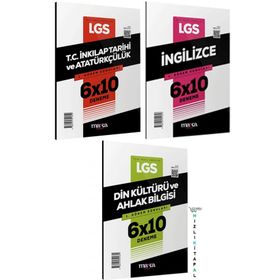 2023 Lgs 1.Dönem İngilizce - İnkılap - Din Kültürü Deneme Seti 3 Ders - 18 Deneme - Marka Yayınları