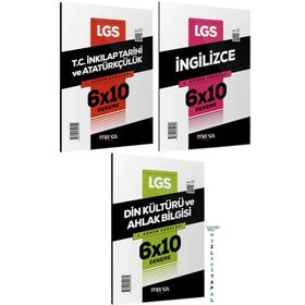 2023 Lgs 1.Dönem İngilizce - İnkılap - Din Kültürü Deneme Seti 3 Ders - 18 Deneme - Marka Yayınları