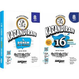 2023 LGS 1. Dönem Matematik Soru ve Deneme Seti 2 Kitap - Ankara Yayıncılık