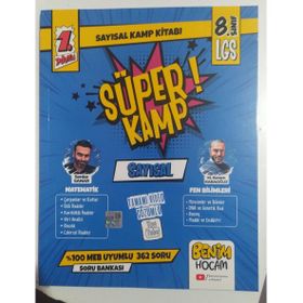 2023 LGS 8. Sınıf 1. Dönem Sayısal Süper Kamp Kitabı - Benim Hocam Yayınları