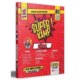 2023 LGS 8. Sınıf 1. Dönem Sözel Süper Kamp Kitabı - Benim Hocam Yayınları