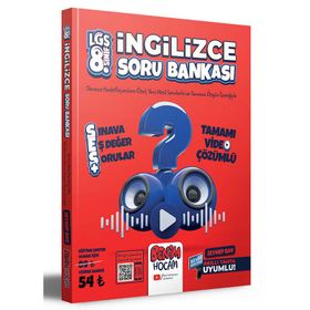 2023 Lgs 8. Sınıf İngilizce Ses Tamamı Video Çözümlü Soru Bankası - Benim Hocam Yayıncılık