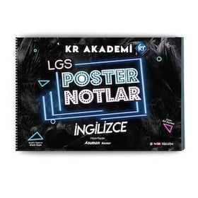 2023 LGS İngilizce Poster Notlar - Kr Akademi Yayınları