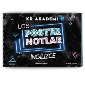 2023 LGS İngilizce Poster Notlar - Kr Akademi Yayınları