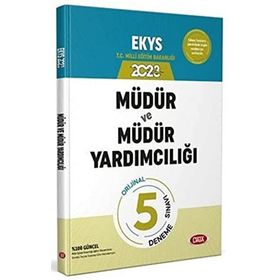 2023 MEB EKYS Müdür ve Müdür Yardımcılığı 5 Deneme Sınavı - Data Yayınları