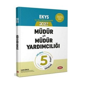 2023 MEB EKYS Müdür ve Müdür Yardımcılığı 5 Deneme Sınavı - Data Yayınları
