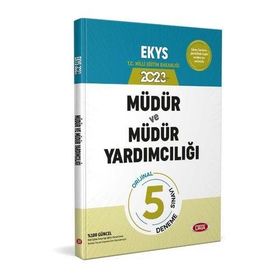 2023 MEB EKYS Müdür ve Müdür Yardımcılığı 5 Deneme Sınavı - Data Yayınları