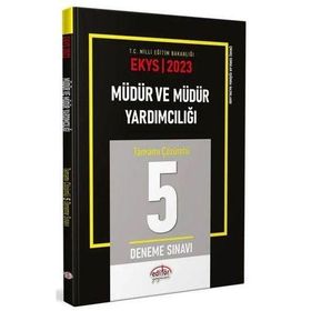 2023 MEB EKYS Müdür ve Müdür Yardımcılığı 5 Deneme Sınavı - Data Yayınları