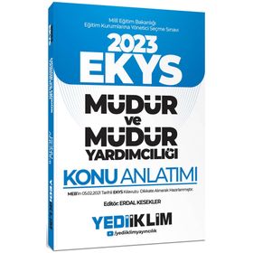 2023 MEB EKYS Müdür ve Müdür Yardımcılığı Konu Anlatımı - Yediiklim Yayınları