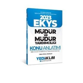 2023 MEB EKYS Müdür ve Müdür Yardımcılığı Konu Anlatımı - Yediiklim Yayınları