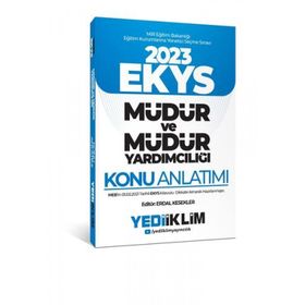 2023 MEB EKYS Müdür ve Müdür Yardımcılığı Konu Anlatımı - Yediiklim Yayınları