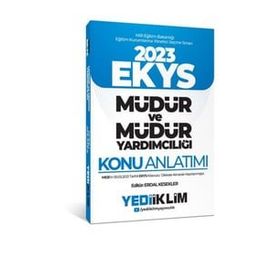 2023 MEB EKYS Müdür ve Müdür Yardımcılığı Konu Anlatımı - Yediiklim Yayınları