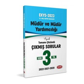 2023 Meb Ekys Müdür ve Yardımcılığı Son 3 Yıl Çıkmış Sorular - Data Yayınları