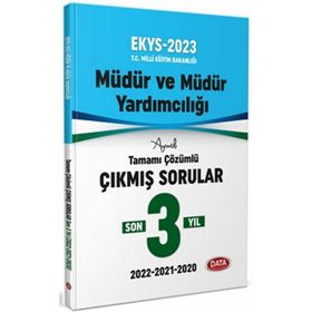 2023 Meb Ekys Müdür ve Yardımcılığı Son 3 Yıl Çıkmış Sorular - Data Yayınları