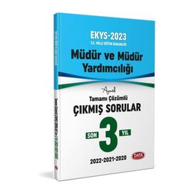 2023 Meb Ekys Müdür ve Yardımcılığı Son 3 Yıl Çıkmış Sorular - Data Yayınları