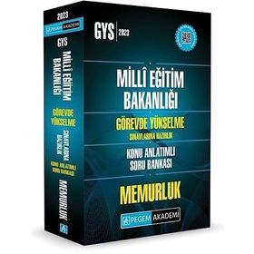 2023 Meb Görevde Yükselme Sınavlarına Hazırlık Konu Anlatımlı Soru Bankası Memurluk