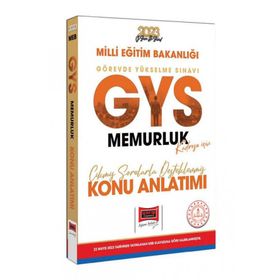 2023 MEB GYS Memurluk Kadrosu İçin Çıkmış Sorularla Desteklenmiş Konu Anlatımı - Yargı Yayınları