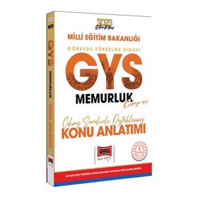 2023 MEB GYS Memurluk Kadrosu İçin Çıkmış Sorularla Desteklenmiş Konu Anlatımı - Yargı Yayınları