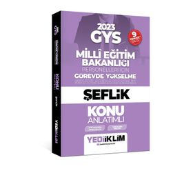 2023 Milli Eğitim Bakanlığı Görevde Yükselme Sınavı Şeflik Konu Anlatımı - Yediiklim Yayınları