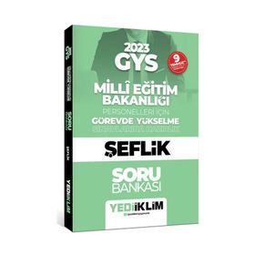 2023 Milli Eğitim Bakanlığı Görevde Yükselme Sınavı Şeflik Soru Bankası - Yediiklim Yayınları