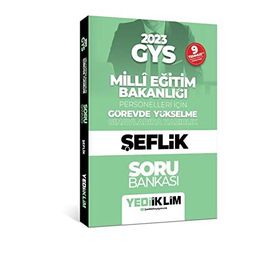 2023 Milli Eğitim Bakanlığı Görevde Yükselme Sınavı Şeflik Soru Bankası - Yediiklim Yayınları