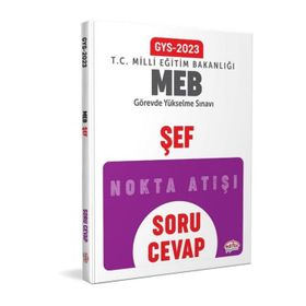 2023 Milli Eğitim Bakanlığı GYS Şef Soru Cevap - Editör Yayınları