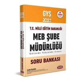 2023 Milli Eğitim Bakanlığı GYS Şube Müdürlüğü Soru Bankası - Data Yayınları
