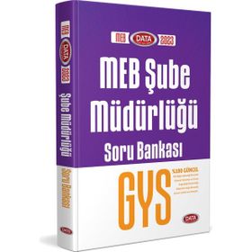 2023 Milli Eğitim Bakanlığı GYS Şube Müdürlüğü Soru Bankası - Data Yayınları