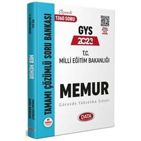 2023 Milli Eğitim Bakanlığı Memur GYS Tamamı Çözümlü Soru Bankası - Data Yayınları