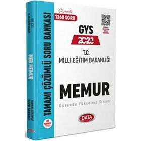 2023 Milli Eğitim Bakanlığı Memur GYS Tamamı Çözümlü Soru Bankası - Data Yayınları