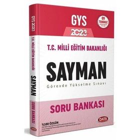 2023 Milli Eğitim Bakanlığı Sayman GYS Soru Bankası - Data Yayınları