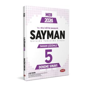 2023 Milli Eğitim Bakanlığı Sayman Tamamı Çözümlü GYS 5 Deneme Sınavı - Data Yayınları