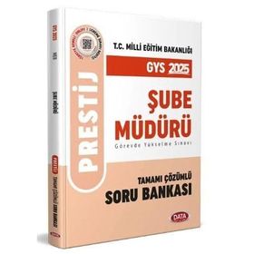 2023 Milli Eğitim Bakanlığı Şube Müdürlüğü Tamamı Çözümlü GYS Soru Bankası - Data Yayınları