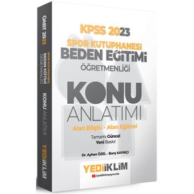 2023 ÖABT Beden Eğitimi Öğretmenliği Spor Kütüphanesi Konu Anlatımı - Yediiklim Yayınları