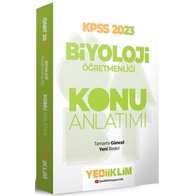 2023 ÖABT Biyoloji Öğretmenliği Konu Anlatımı - Yediiklim Yayınları