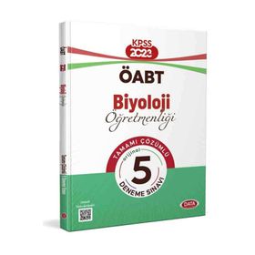 2023 ÖABT Biyoloji Öğretmenliği Tamamı Çözümlü 5 Deneme Sınavı - Data Yayınları