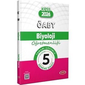 2023 ÖABT Biyoloji Öğretmenliği Tamamı Çözümlü 5 Deneme Sınavı - Data Yayınları