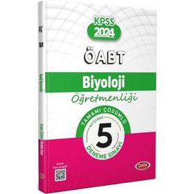 2023 ÖABT Biyoloji Öğretmenliği Tamamı Çözümlü 5 Deneme Sınavı - Data Yayınları