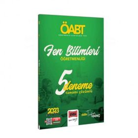 2023 ÖABT Fen Bilgisi Öğretmenliği Tamamı Çözümlü 5 Deneme Yargı Yayınları