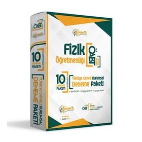 2023 ÖABT Fizik Öğretmenliği 10'lu Dijital Çözümlü Paket Deneme Anamorfik Yayınları